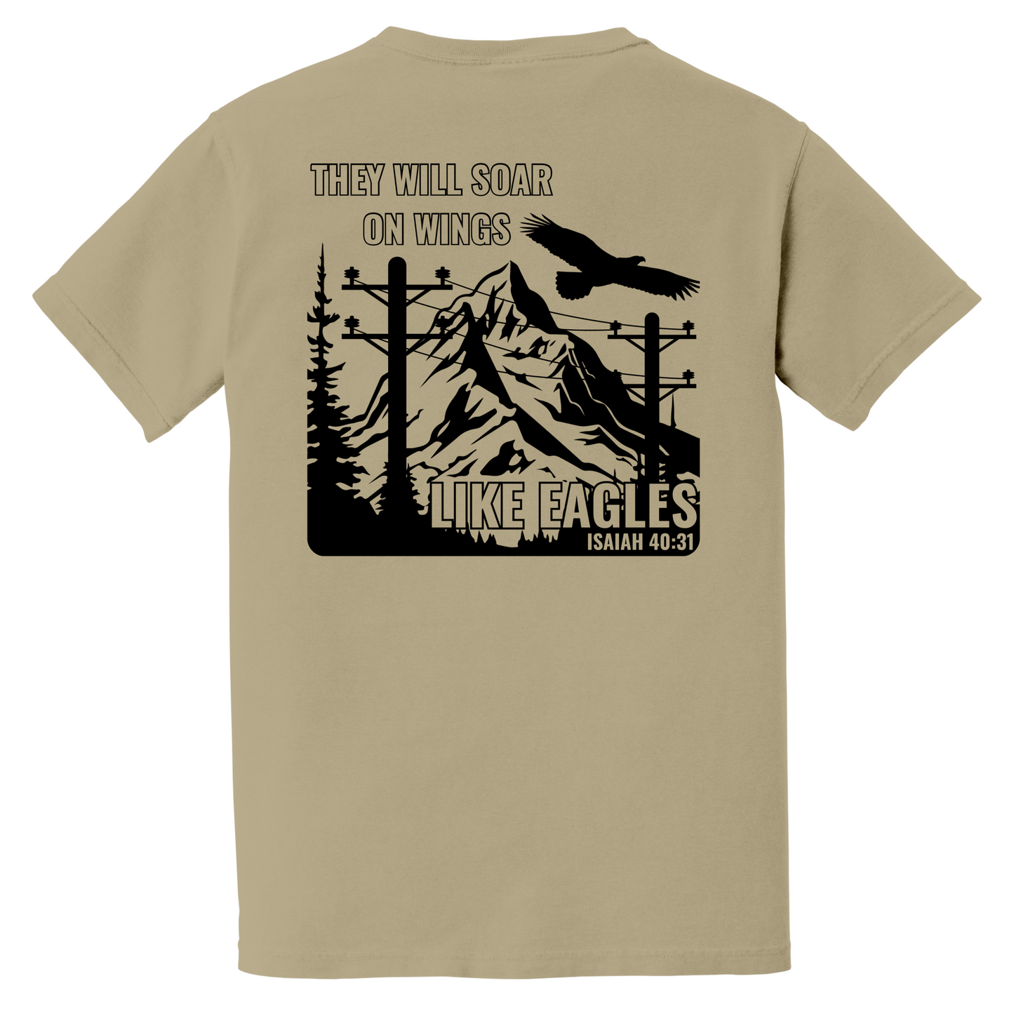 PREORDER: ISAIAH 40:31 - Pocket Tee Shirt